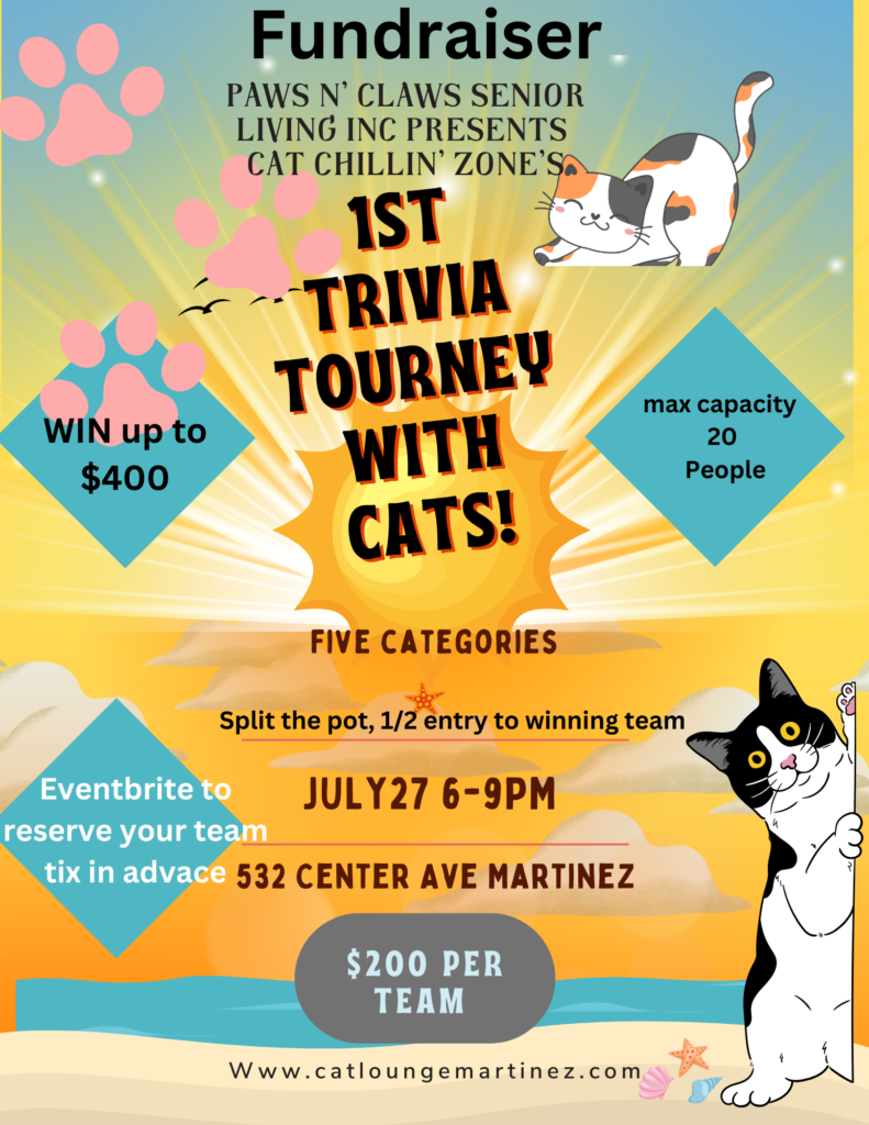 Fundraiser - 1St Trivia Tourney with Cats